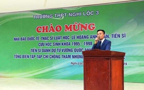 Nghệ An: Làm rõ thông tin trường THPT Nghi Lộc 3 tổ chức lễ chào mừng “nhà báo quốc tế” về thăm trường cũ