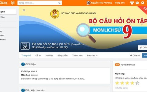 Hà Nội công bố bộ đề ôn tập môn Lịch sử thi vào lớp 10