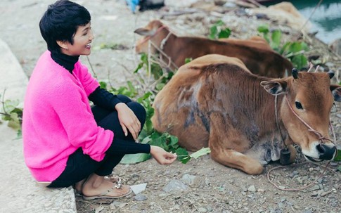H'Hen Niê mang dép tổ ong đi Canada