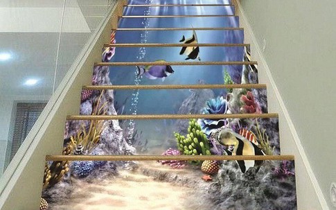 12 thiết kế cầu thang 3D của cô gái trẻ khiến ai cũng ngỡ ngàng