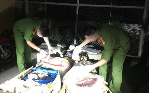 Lạng Sơn: Thu giữ lượng lớn nầm lợn thối sắp tới tay thực khách