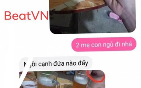 Xin phép vợ cho đi nhậu, vô tình lọt chiếc dép hồng vào khung hình, anh chồng 'toát mồ hôi' giải thích cho chị vợ!