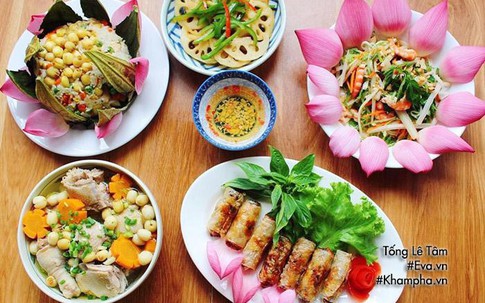 Gợi ý mâm cơm 5 món từ sen siêu ngon cho Ngày gia đình Việt Nam