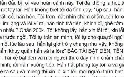 Nhà xe Phương Trang đuổi việc nhân viên sàm sỡ khách nữ lúc giữa đêm