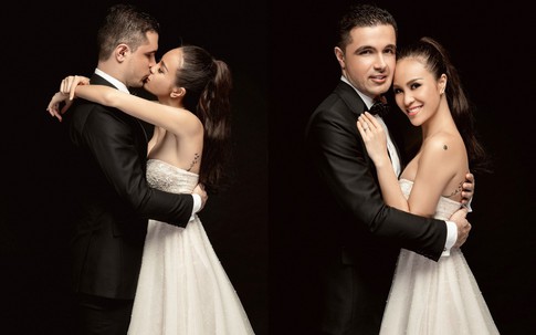 MC Phương Mai tung ảnh cưới lãng mạn bên chồng Tây