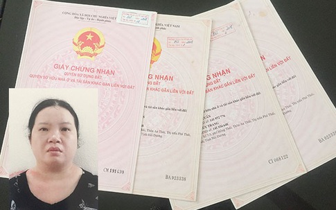 Nữ cán bộ Hội người mù ở Hải Dương làm giả sổ đỏ lừa đảo hàng tỷ đồng
