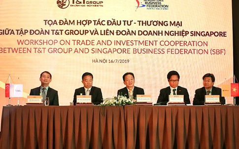 Tập đoàn T&T Group và liên đoàn doanh nghiệp Singapore trao đổi  cơ hội hợp tác thương mại và đầu tư
