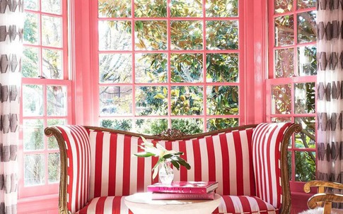 Màu hồng là lựa chọn hoàn hảo nếu bạn muốn sơn lại nhà, bạn sẽ bất ngờ khi thấy kết quả