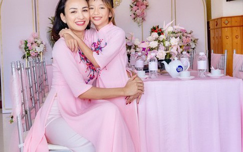 Ngọc Diễm đưa con về quê dự đính hôn của em gái