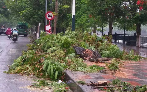 Bão số 2 đi sâu vào đất liền và suy yếu thành áp thấp