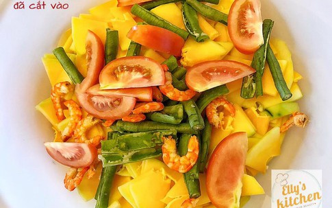 Elly Trần trổ tài với món gỏi đu đủ ba khía đặc trưng miền Tây