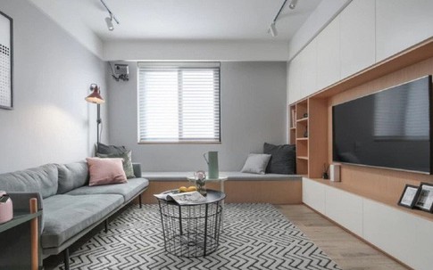 Cải tạo căn hộ tập thể rộng 53m² không lãng phí 1 centimet nào để mang đến không gian dễ thương và tiện ích