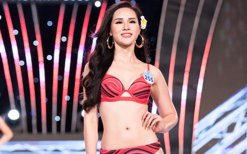 Bạn gái cầu thủ Trọng Đại bị loại khỏi Hoa hậu Thế giới Việt Nam 2019