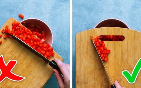 Vì sao chiếc thớt luôn có một lỗ nhỏ