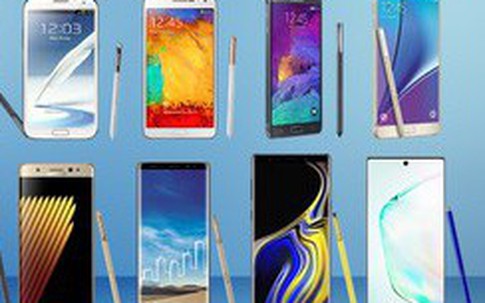 Dòng Galaxy Note phát triển thế nào sau 9 năm