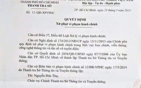 Chuyên viên UBND TP HCM bị khai trừ Đảng vì 'đăng tin thất thiệt'