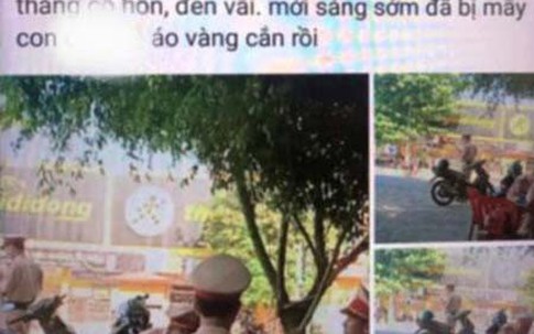 Bị phạt 7,5 triệu đồng vì xúc phạm cảnh sát trên Facebook