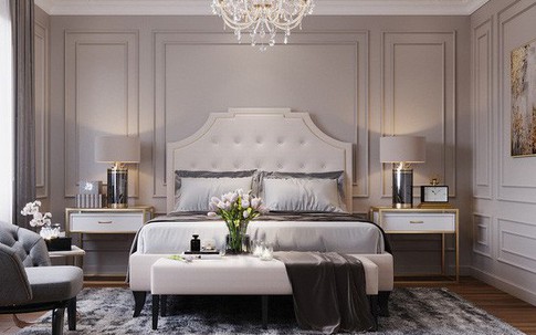 Thiết kế xây nhà 2 tầng có gác lửng theo phong cách kiến trúc Pháp chỉ với 800 triệu