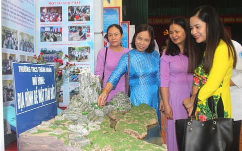 Ngắm nhìn gần trăm sản phẩm khoa học, đồ dùng tự làm của thầy và trò huyện Ninh Giang