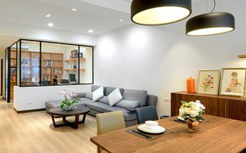Căn hộ 132m2 tối tăm và ẩm thấp bỗng chốc thành không gian sống hiện đại, tiện nghi sai cải tạo
