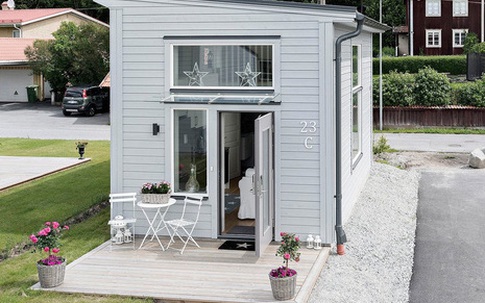 Ngôi nhà nhỏ rộng vỏn vẹn 19m² vẫn hiện lên xinh xắn với đầy đủ tiện nghi, ai yêu thích cuộc sống độc lập cũng thích