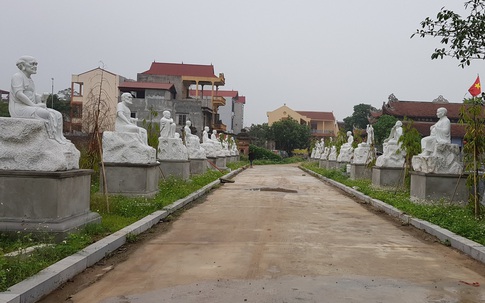 HI HỮU: Điều tra vụ hàng chục pho tượng La Hán ở Hà Nội bị kẻ xấu phá hoại