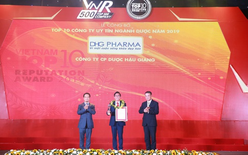 Dược Hậu Giang dẫn đầu Top 10 về uy tín trong trái tim người tiêu dùng