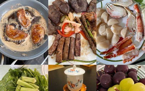 Chiều ái nữ xinh đẹp, Hoa hậu Giáng My vào bếp làm toàn "món VIP" hảo hạng, đắt tiền