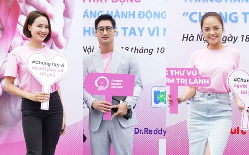 Dàn sao Việt rạng rỡ đồng hành chiến dịch "Chung tay vì người phụ nữ tôi yêu"