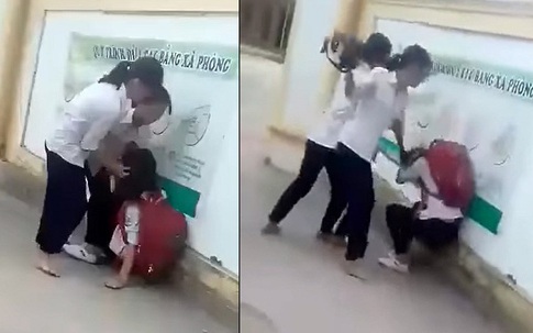 Chê mẫu áo mỏng, nữ sinh ở Nghệ An bị đánh hội đồng ngay trước cổng trường