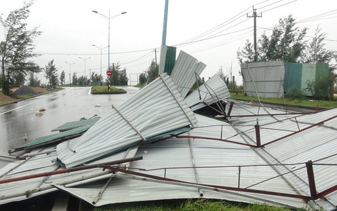 Hình ảnh sau bão số 13 tại Quảng Bình