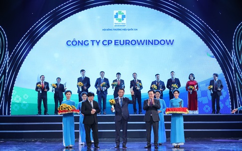 Thương hiệu quốc gia 2020 – Eurowindow được vinh danh lần thứ 5 liên tiếp
