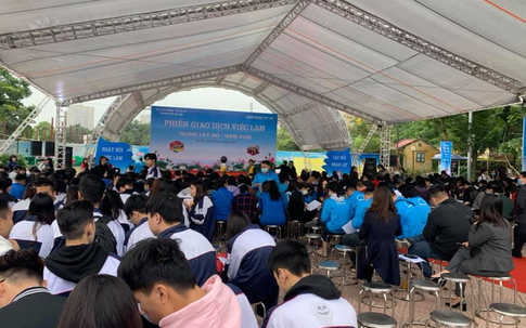 35 - 40% người lao động tìm được công việc thông qua các phiên giao dịch việc làm