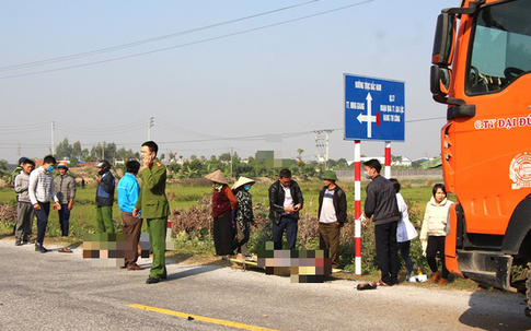 Tai nạn thương tâm ở Hải Dương: Một người tử vong, một người nguy kịch
