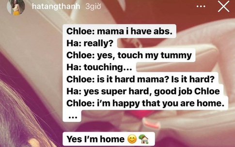Tăng Thanh Hà khoe khoảnh khắc bên con gái, cô bé còn nói một câu khiến ai cũng “tan chảy”
