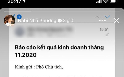 Lộ chi tiết Nhã Phương là Phó chủ tịch của công ty có doanh thu gần 1,5 tỷ đồng/tháng?