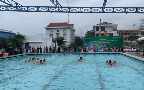 Khai mạc hội thi bơi và kỹ năng phòng, chống đuối nước trẻ em tỉnh Phú Yên năm 2020