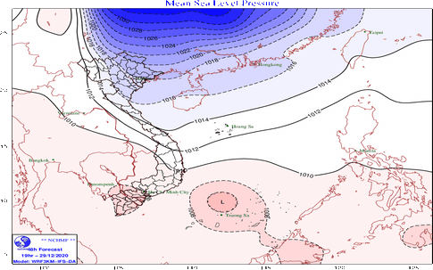 Thông tin mới nhất về không khí lạnh mạnh đang tràn xuống: Hà Nội đêm nay rét hại