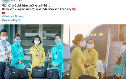 Tiếp viên hàng không Vietnam Airlines đồng loạt xin lỗi trên mạng