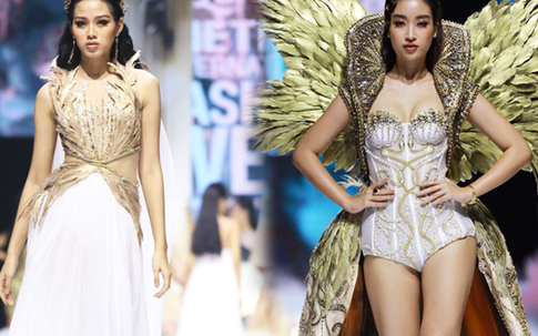 "Chân ướt chân ráo" lên sàn catwalk, Hoa hậu Đỗ Thị Hà không thua kém hai "đàn chị" Trần Tiểu Vy, Đỗ Mỹ Linh