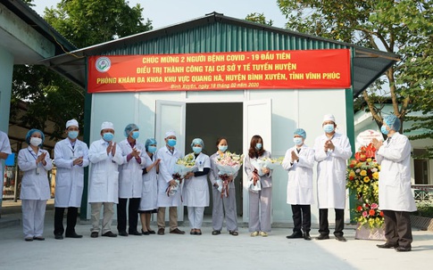 2 người Vĩnh Phúc nhiễm COVID-19 được điều trị khỏi ngay tại tuyến huyện
