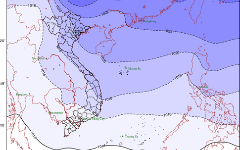Thông tin mới nhất về không khí lạnh đang tràn xuống miền Bắc