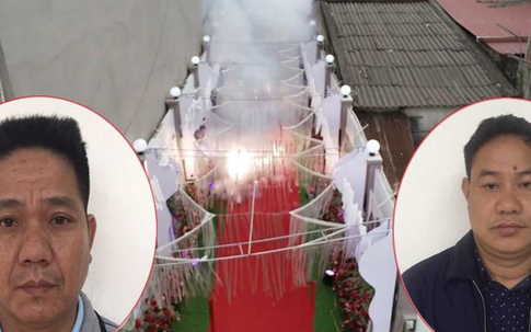 Khởi tố 2 đối tượng đốt pháo đỏ đường trong đám cưới ở Hà Nội