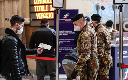 Italy trải qua ngày "sóng gió" khi thêm gần 3.500 ca mới, 2 thứ trưởng mắc COVID-19, gần 200 người tử vong