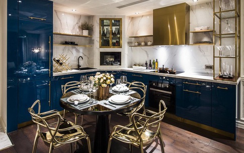 Căn hộ 3 phòng ngủ  đẹp lung linh khi kết hợp giữa cổ điển và hiện đại