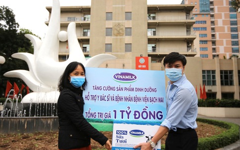 Vinamilk “cấp tốc chi viện” gần 150 ngàn sản phẩm sữa dinh dưỡng cho bệnh viện Bạch Mai trong giai đoạn cách ly vì dịch bệnh
