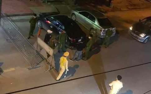 Trên đường đi ăn giỗ nhà bố vợ về, nam thanh niên Hải Dương cướp máy đo thân nhiệt tại chốt kiểm dịch