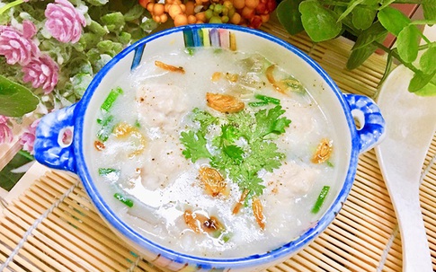 Cháo mọc nấm bào ngư