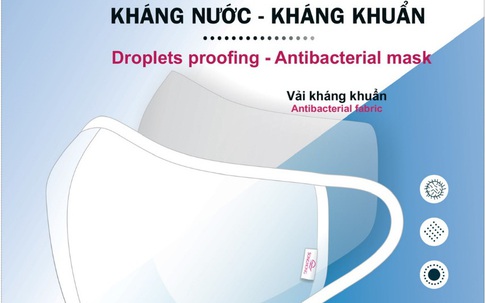May Sông Hồng sản xuất khẩu trang vải kháng khuẩn tiêu chuẩn quốc tế