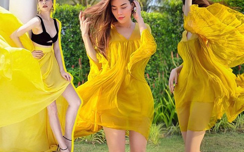 Diện đầm bồng bềnh tưởng nuốt dáng, Hà Hồ vẫn cao tay khoe đường cong uốn lượn